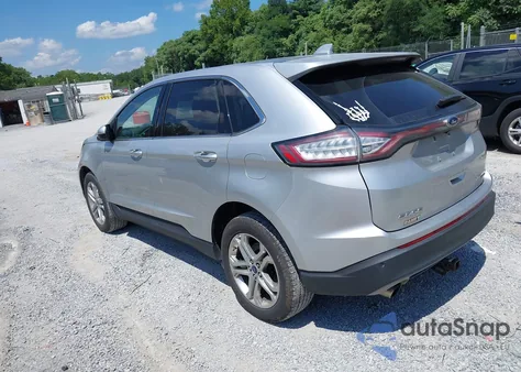 2017 Ford Edge Titanium from USA, damaged, VIN 2FMPK4K92HBB89915